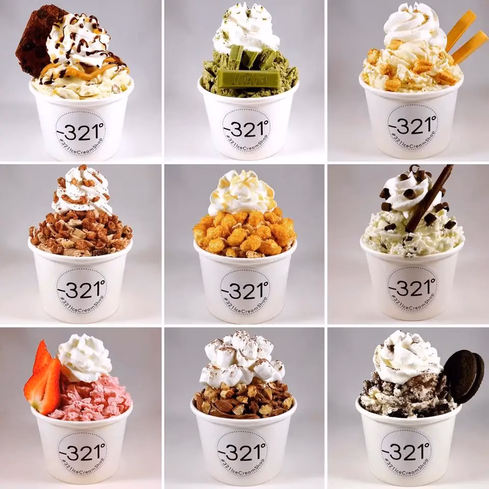 What is 321 ice cream bar?