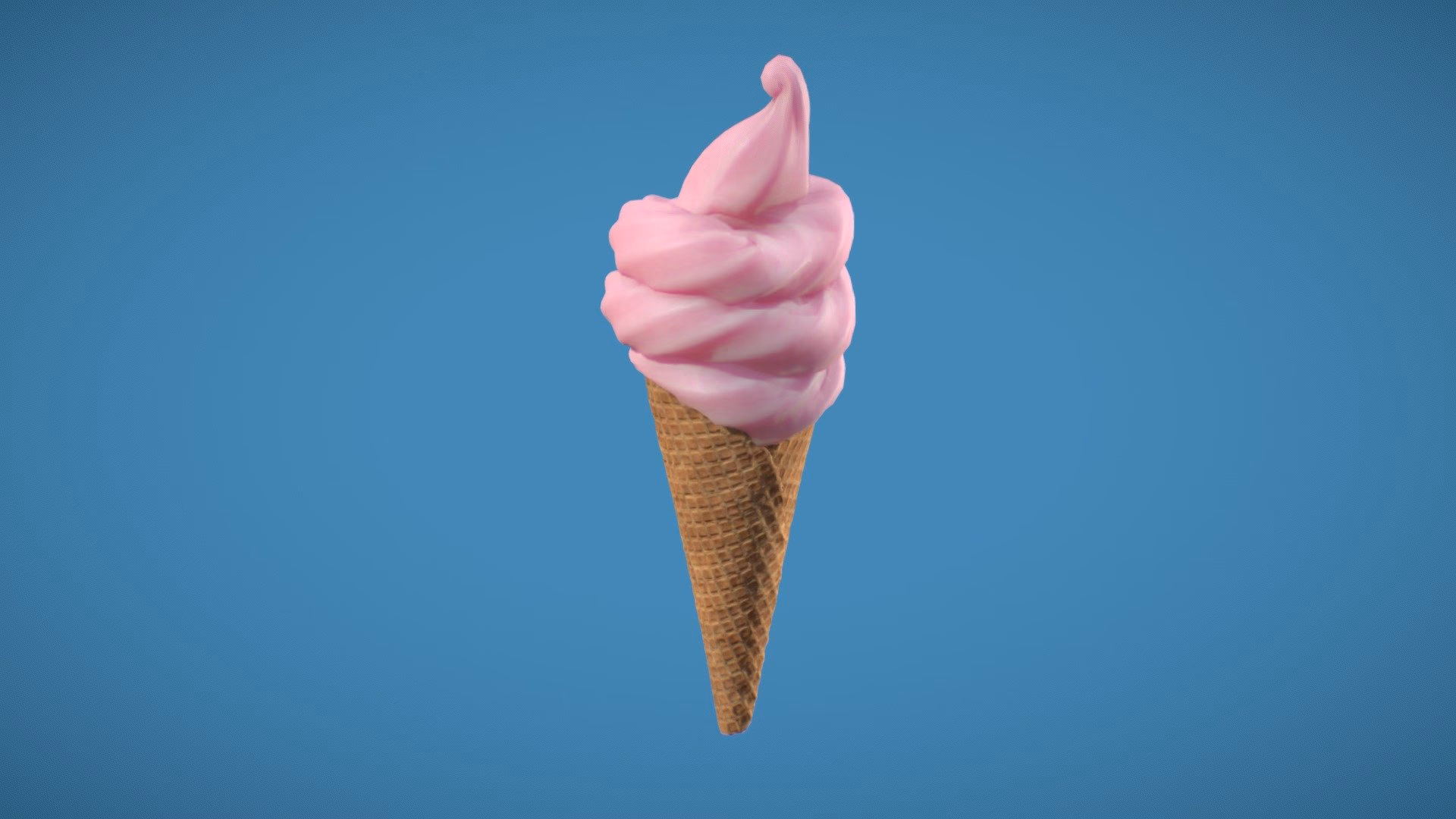 How many 3D ice cream models are there?