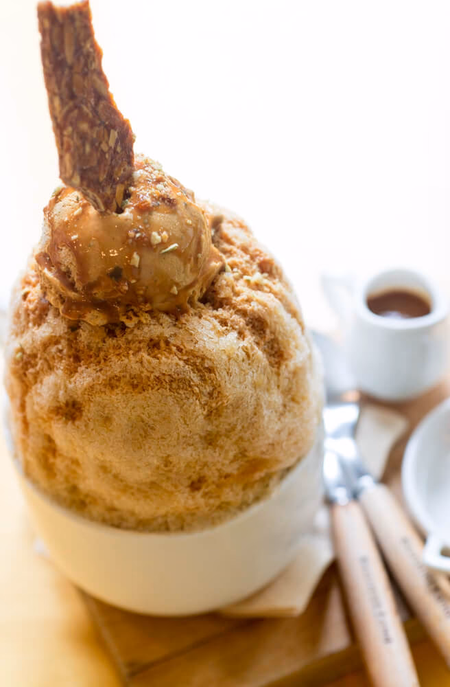 What is bingsu shaved ice?