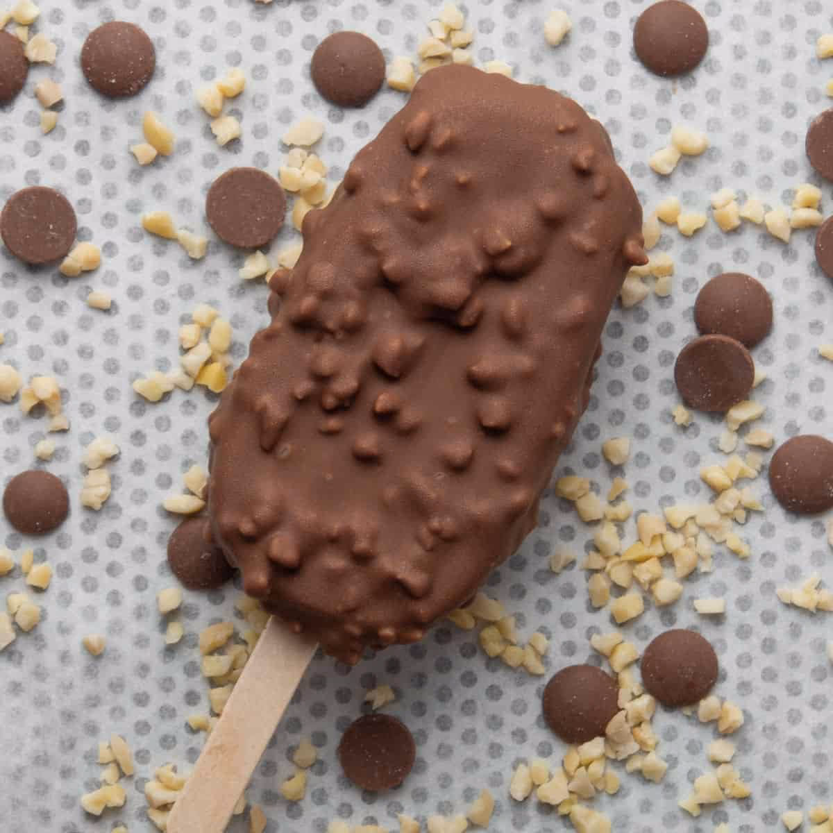 What is a chocolate dipped ice cream bar?