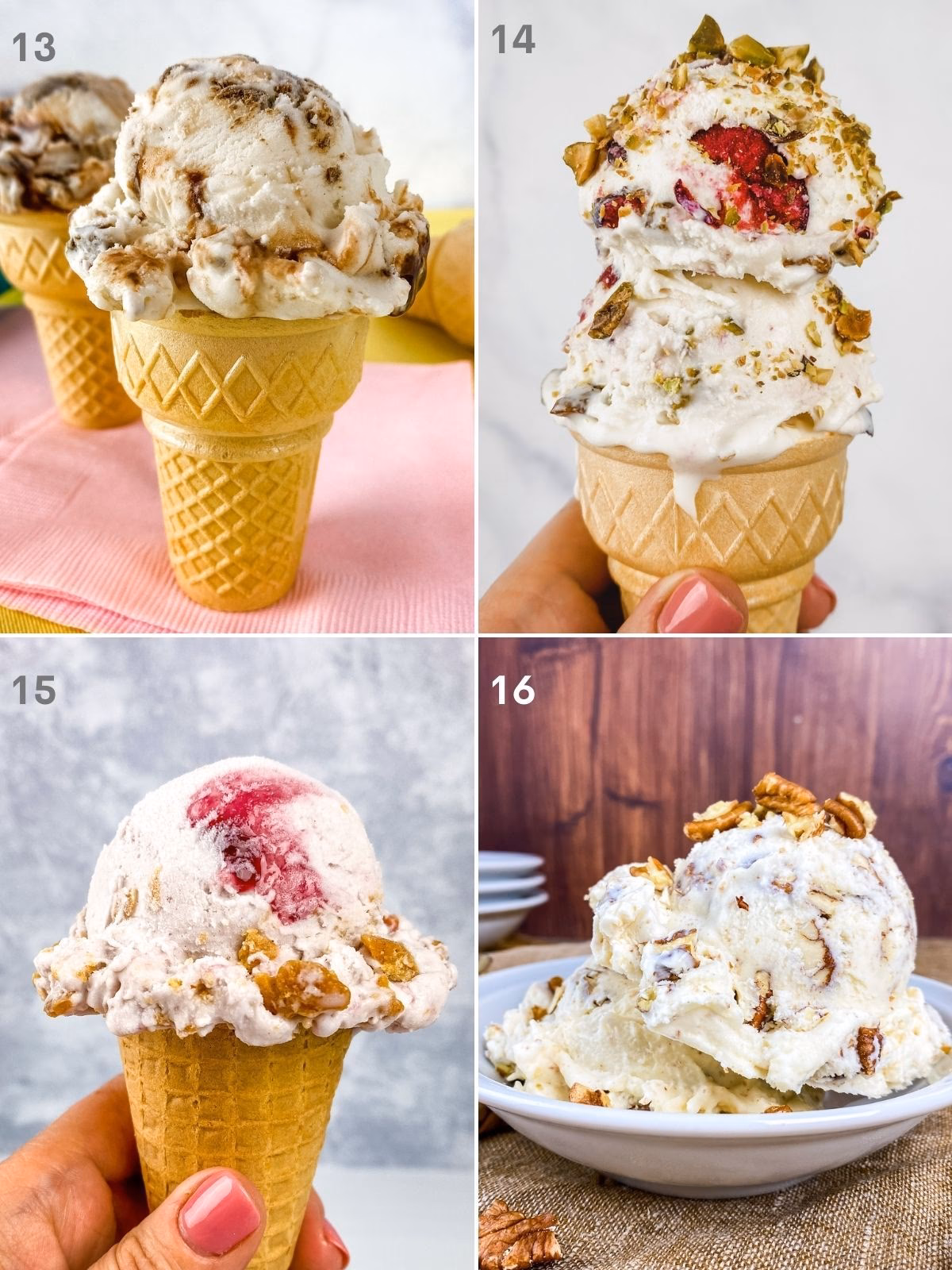 What ice cream flavors are there?