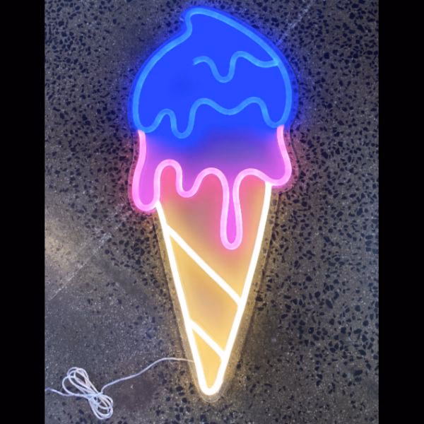 What is the 'ice cream cone sign'?