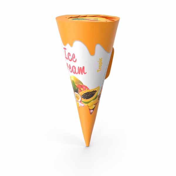 What is ice cream cone free mockup?