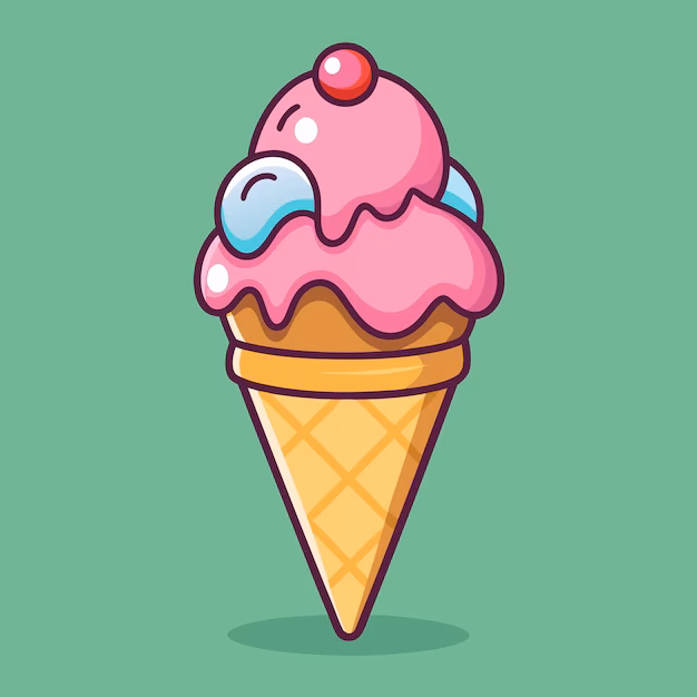 How many ice cream cone vectors are there?