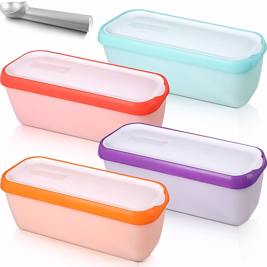 Which ice cream containers are best for freezer storage?