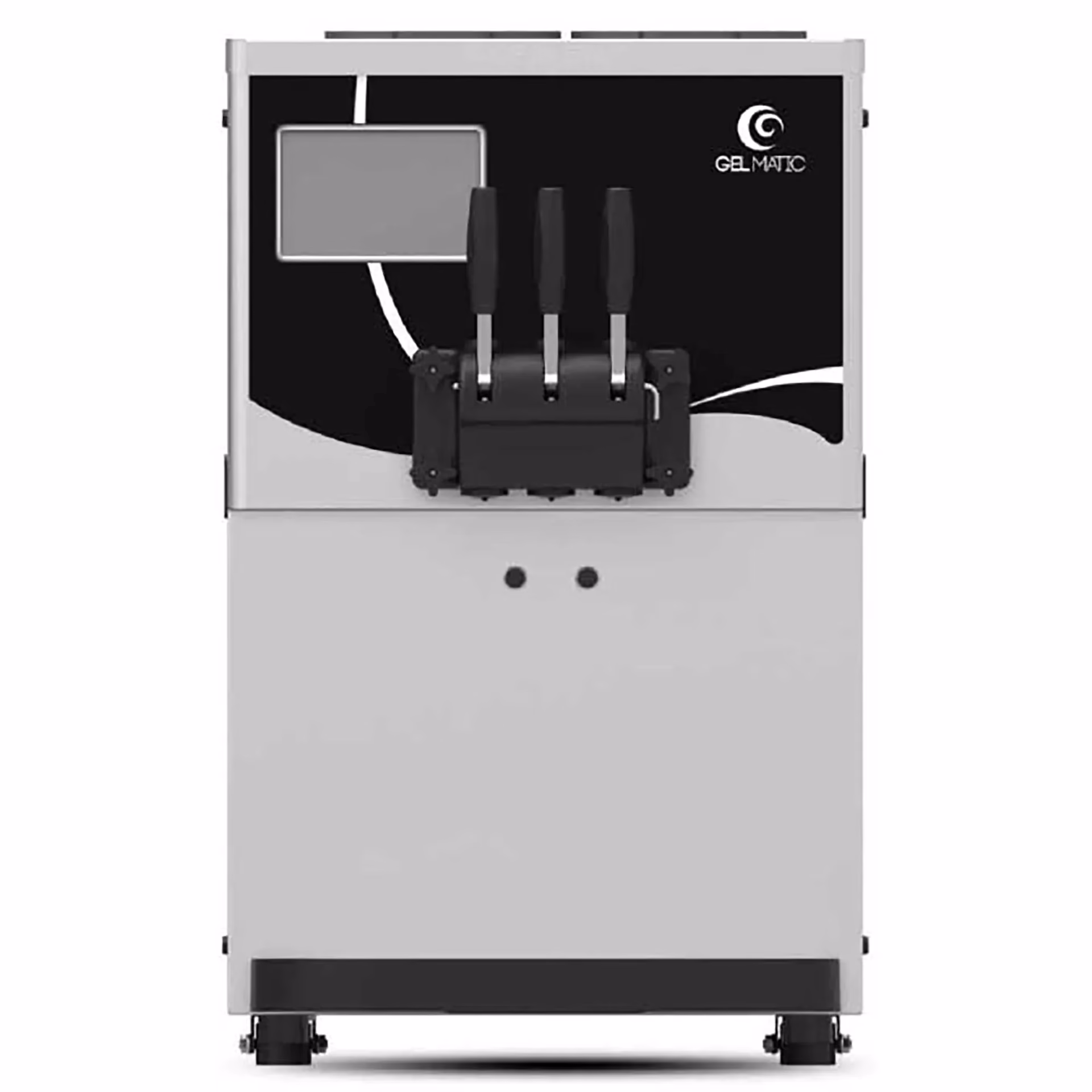 How does a one shot ice cream dispenser work?