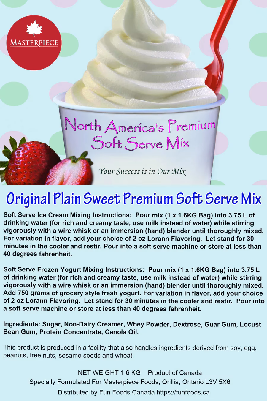 Who makes Meucci ice cream?