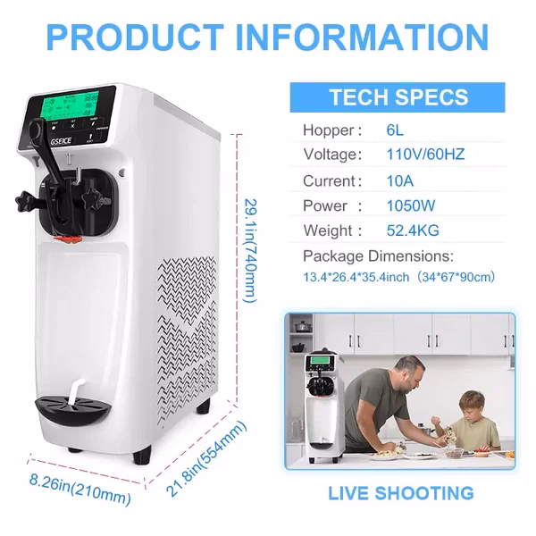 How do you use an ice cream machine?