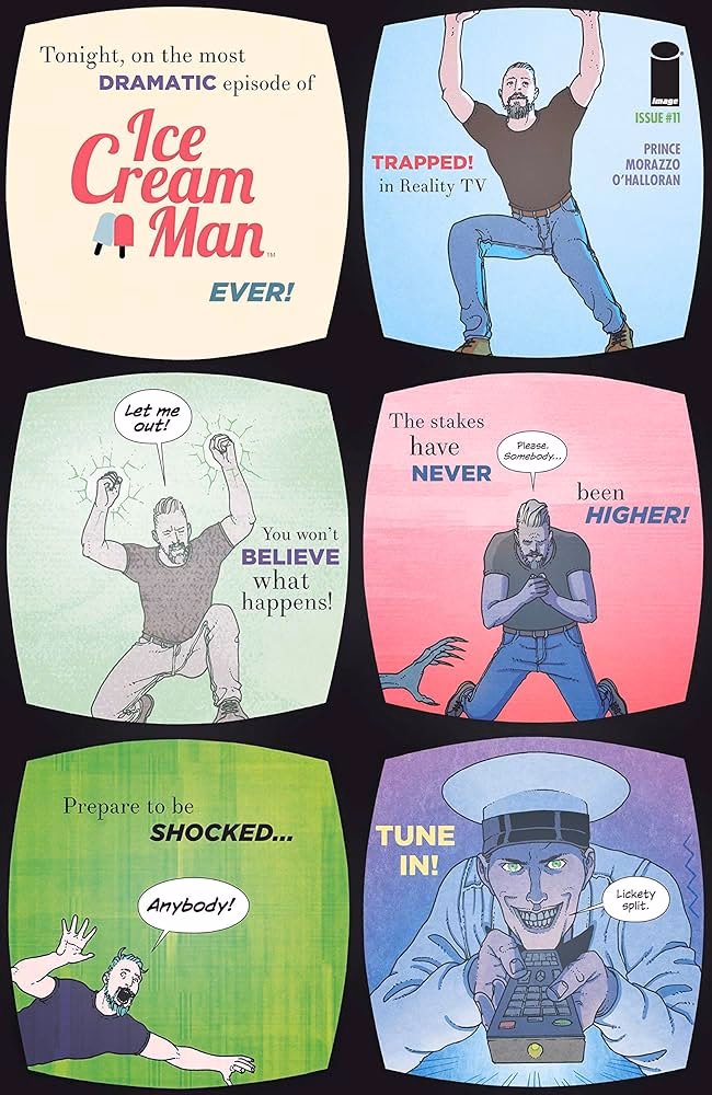 Is Ice Cream Man a comic book?