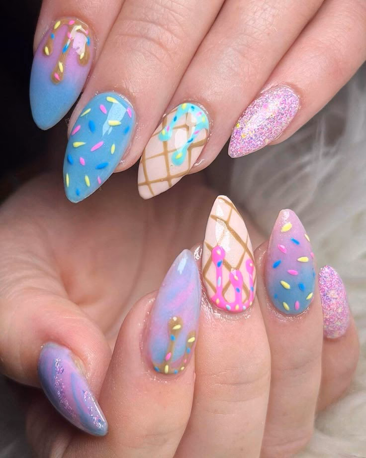 What are ice cream nails?
