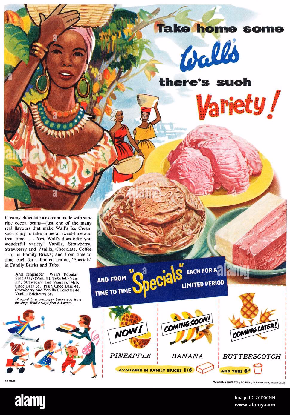 What happened to ice cream in the 1940s?