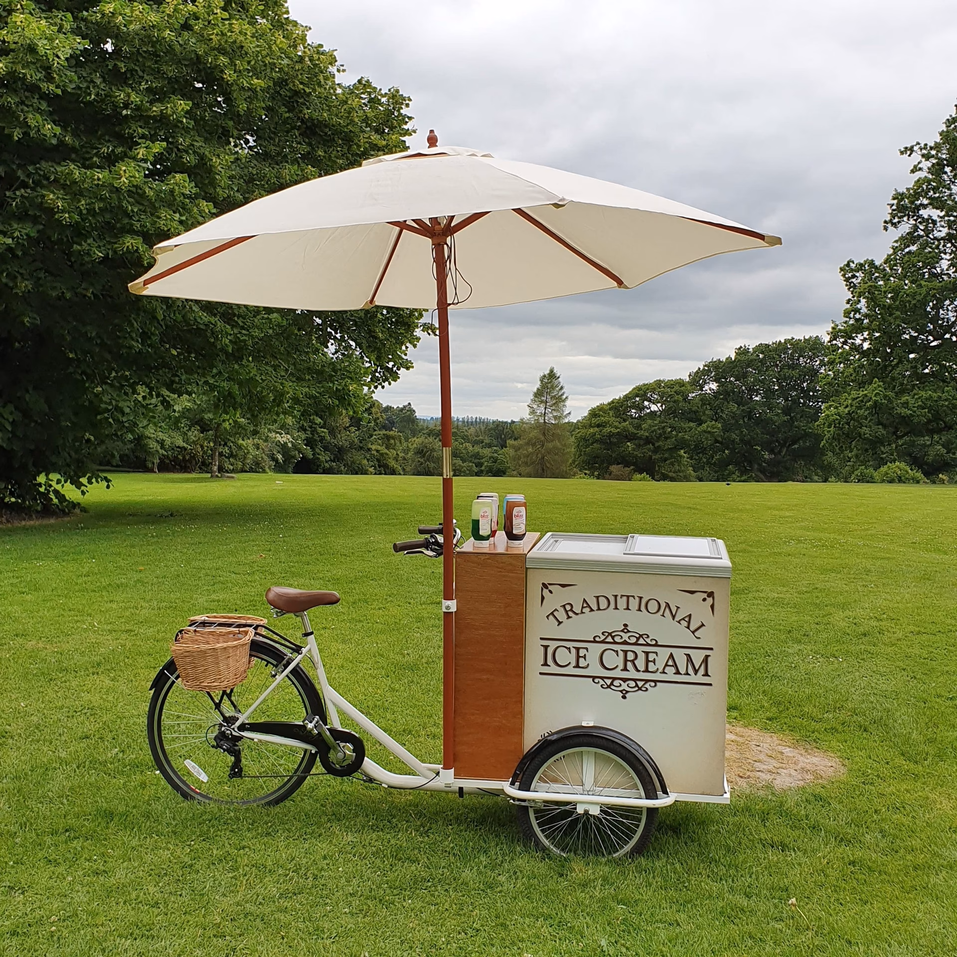 What is a traditional ice cream bike?