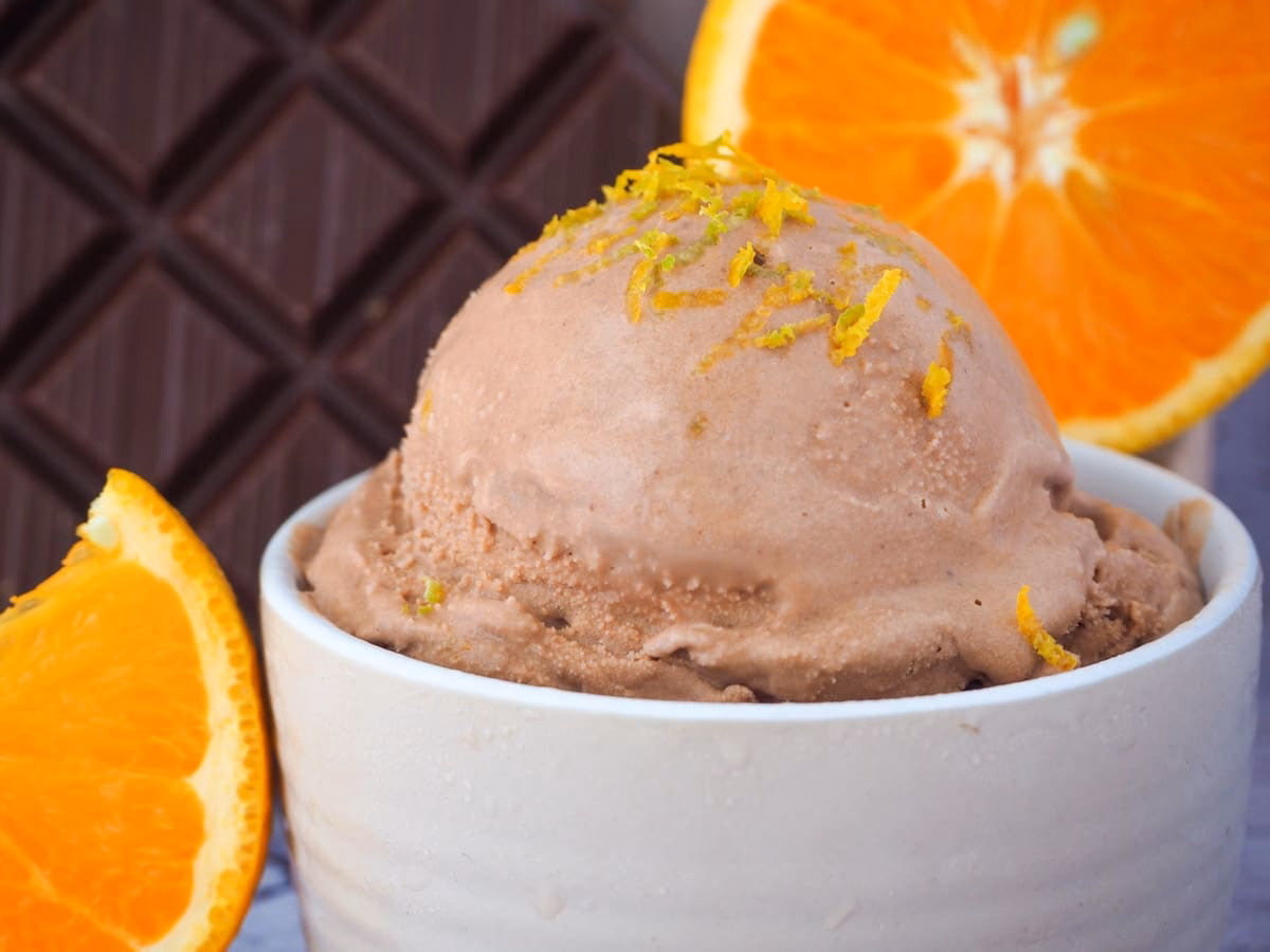 How do you make chocolate orange ice cream?