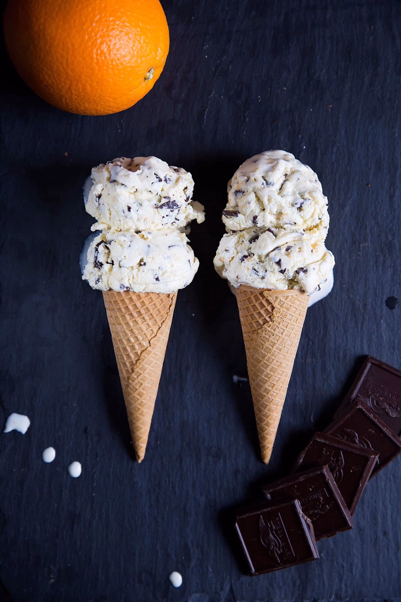 How do you make chocolate orange ice cream?