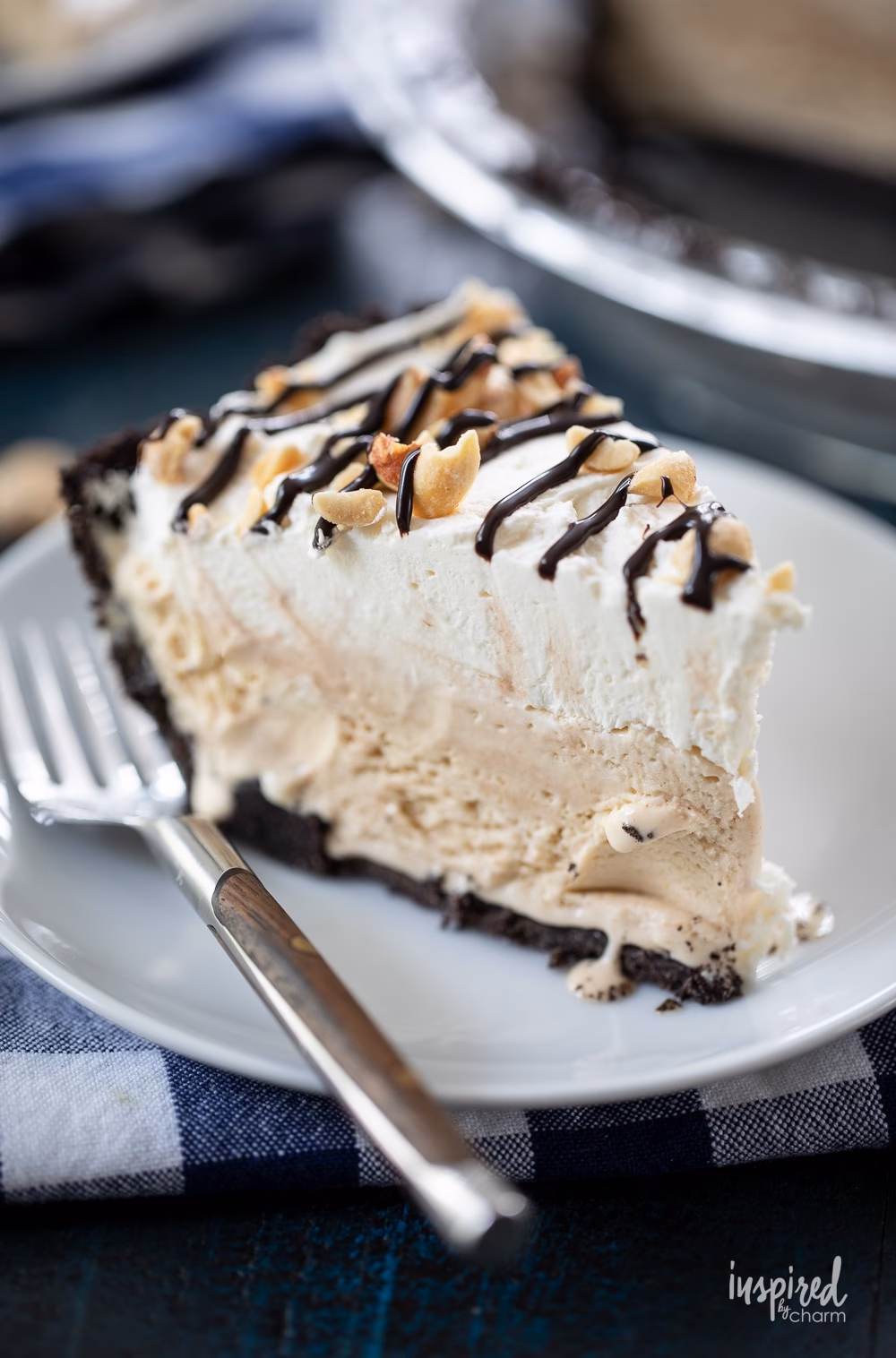 How do you make a chocolate chip ice cream pie?