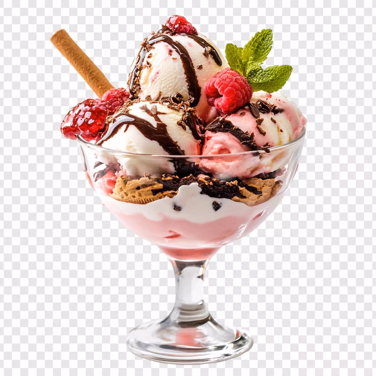 How many transparent ice cream images can I create?
