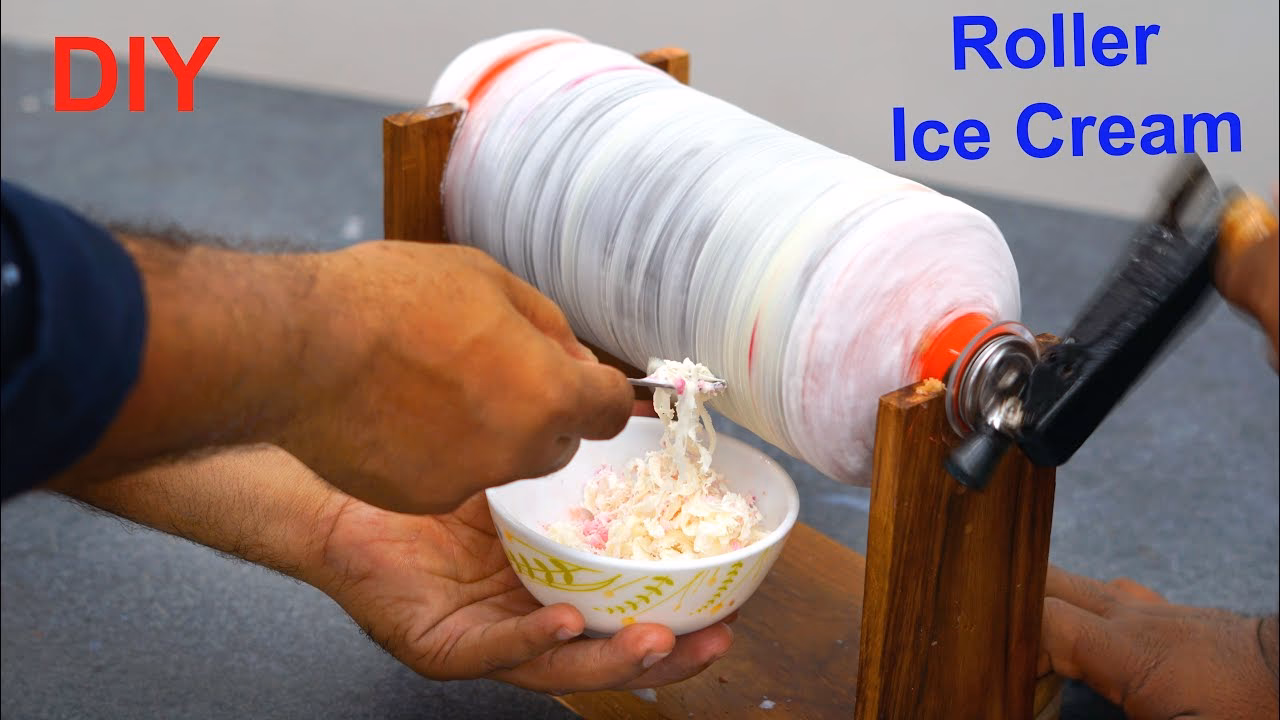 What is the cheapest way to construct an ice cream roll machine?