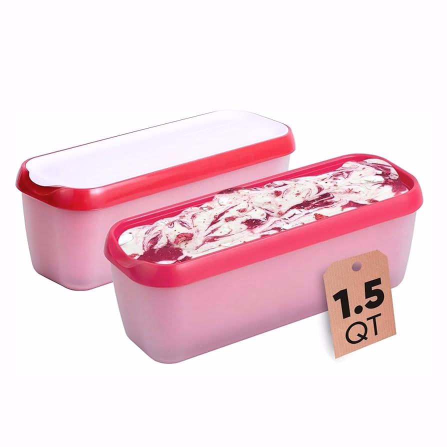 Do ice cream containers need a lot of space?