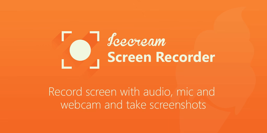 How do I save a screenshot in icecream screen recorder?