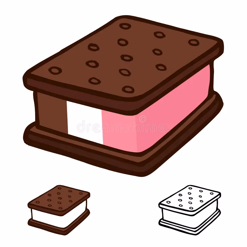 How many ice cream border images are there?