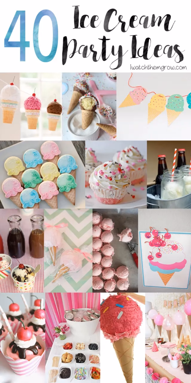What are the best ice cream party ideas?