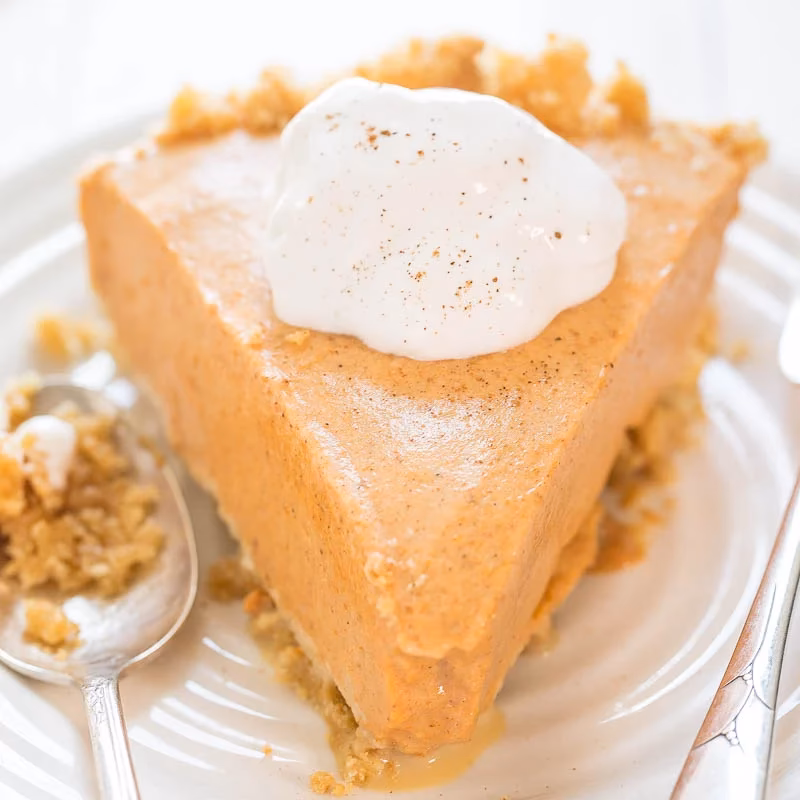 What goes well with maple Bourbon pumpkin pie?