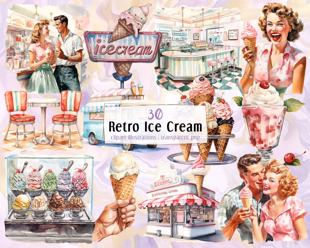Are vintage ice cream shops still popular?