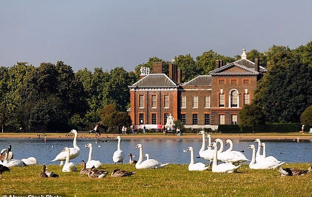 Where can you find ice cream vans in Kensington Gardens?