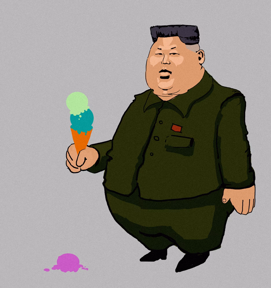 Why did Kim Jong un build the ice cream factory?