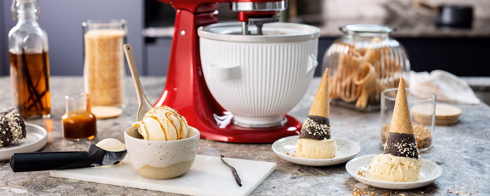 What is KitchenAid strawberry ice cream?
