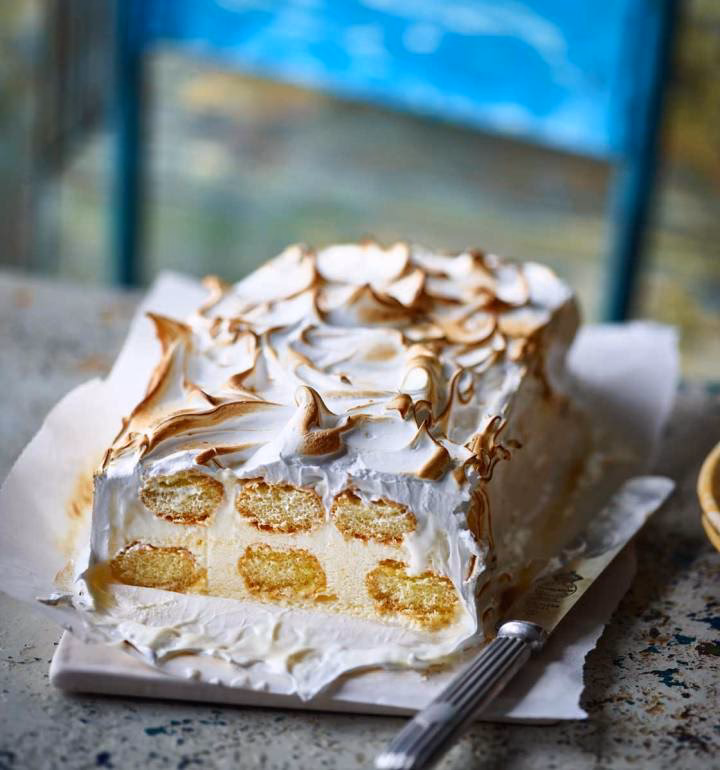 How do you make meringue with lemon curd?