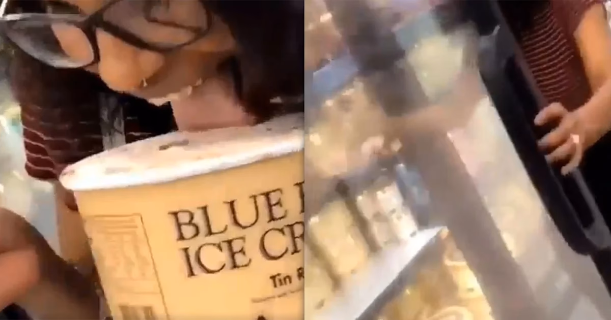 What temperature do you lick ice cream?