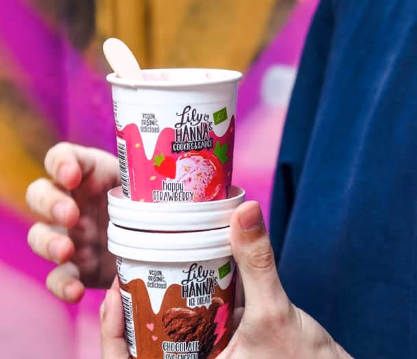 Is strawberry ice cream vegan?