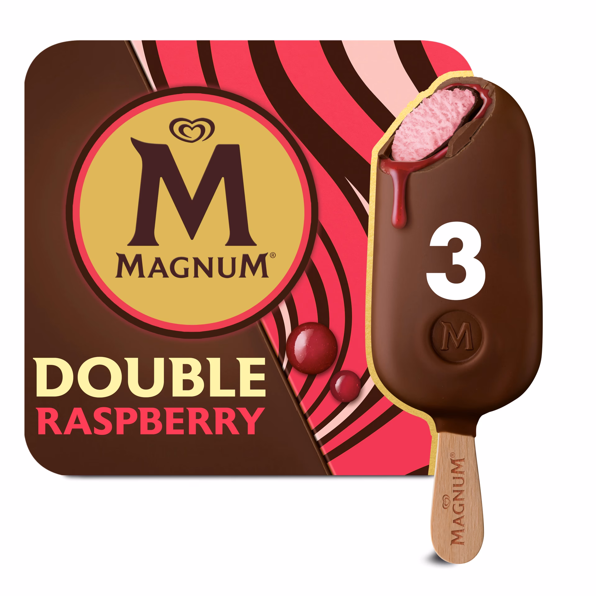 How to store Magnum double raspberry ice cream?