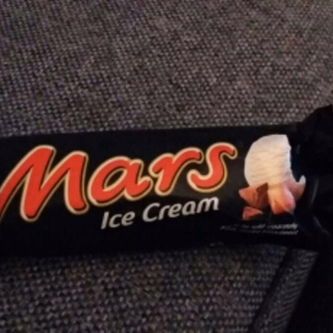 How much sugar is in Mars ice cream?