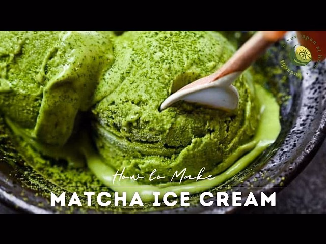 How many ingredients to make matcha ice cream?