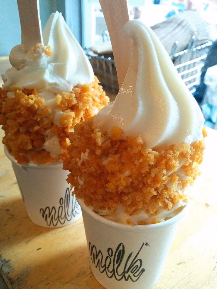 How do you make ice cream with cereal Mush?