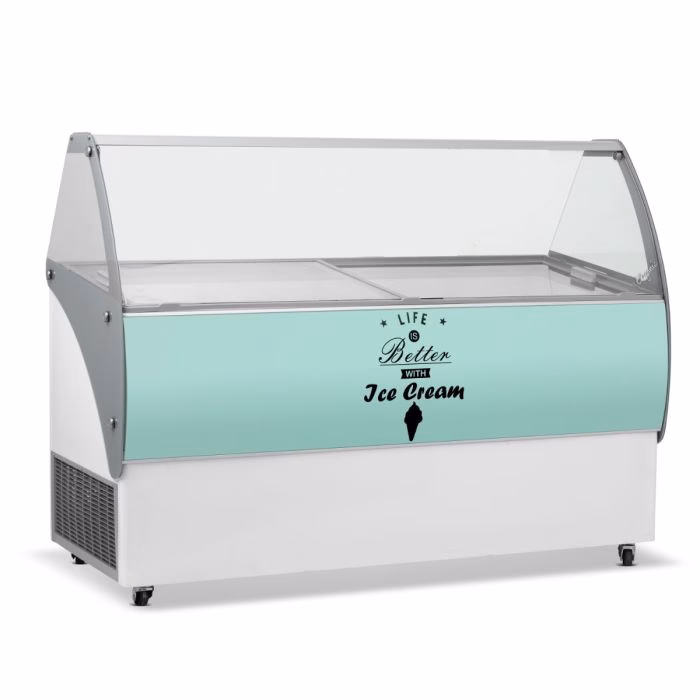 What are ice cream display freezers?