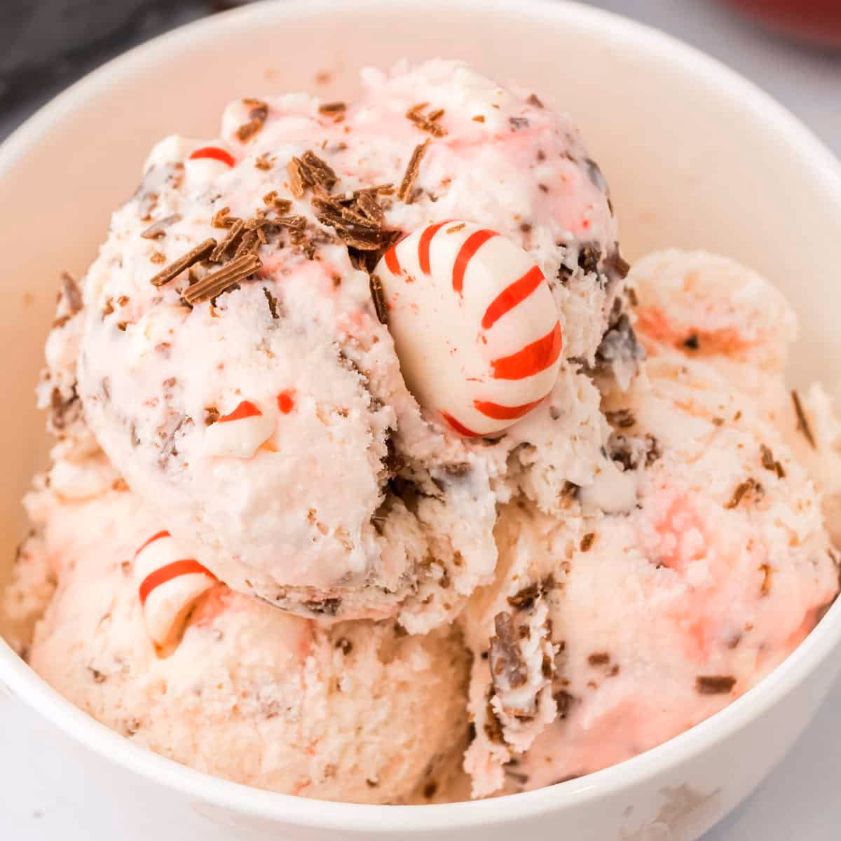 Can you leave Peppermint in ice cream?
