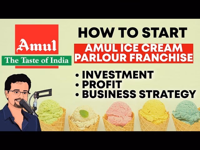 How much does ice cream parlour business cost in India?