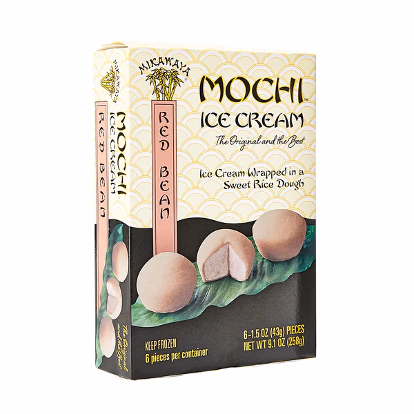 How do you make mochi with frozen red bean paste?
