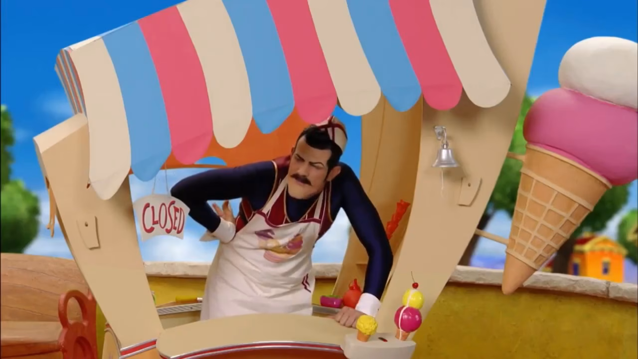 Does Robbie Rotten Sing Bing Bang with Stephanie?