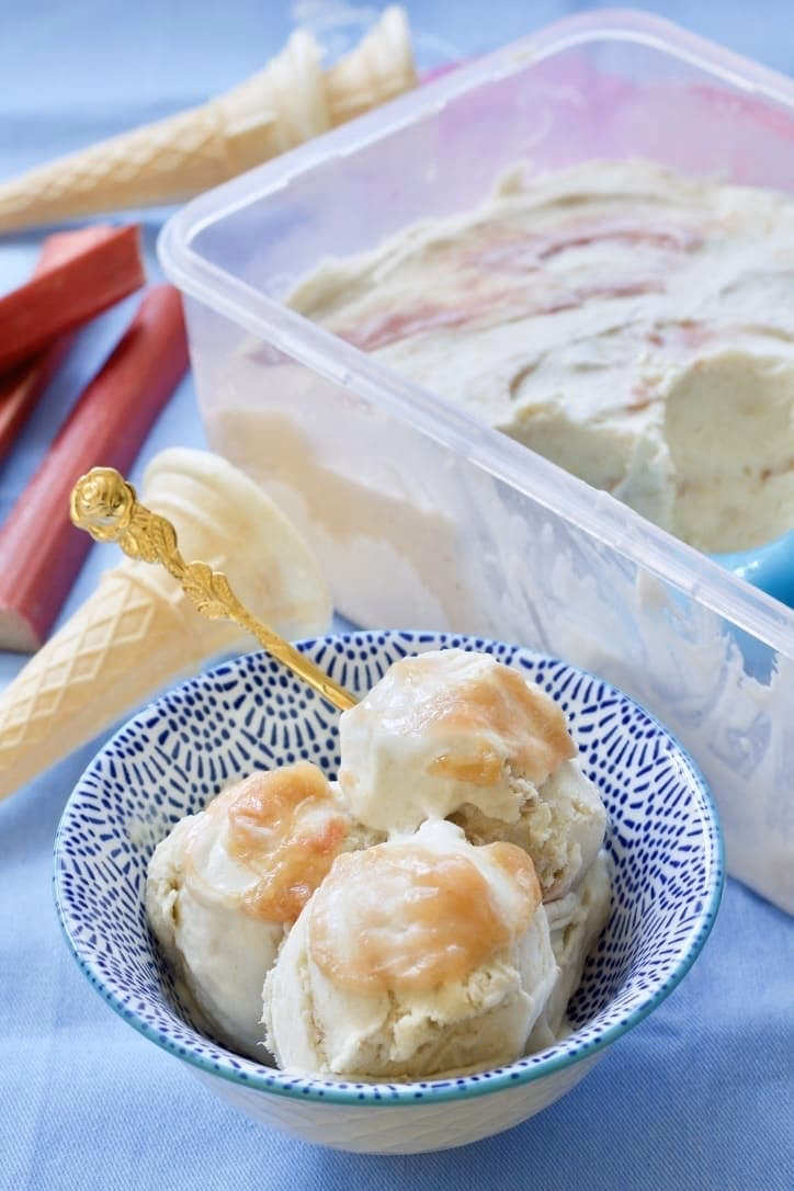 Does rhubarb need an ice cream maker?