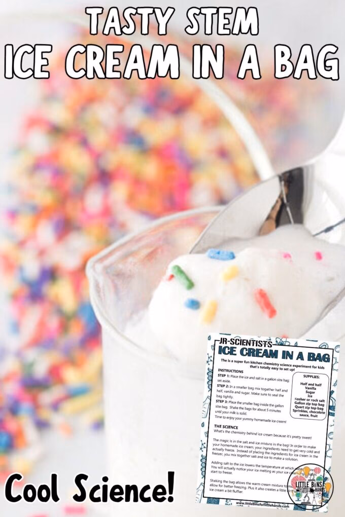 How do you make ice cream in a bag?