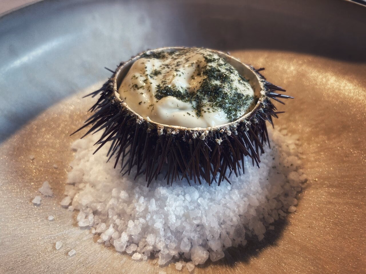 How do you make sea urchin ice cream?