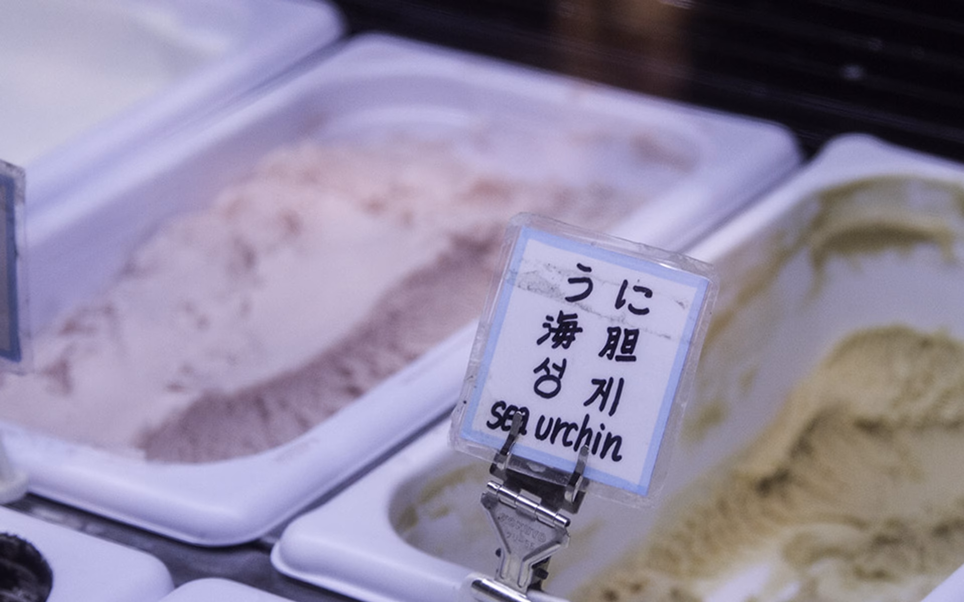 What is sea urchin ice cream?