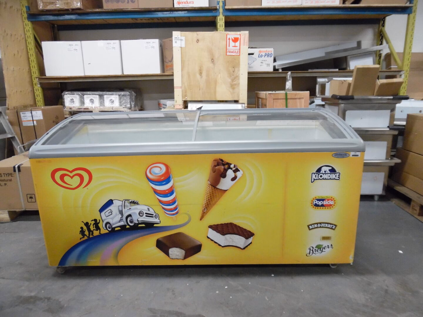 What types of ice cream freezers are available?