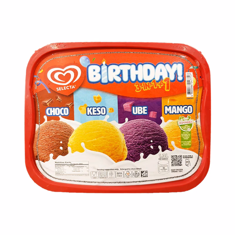 How much does Selecta ice cream cost?