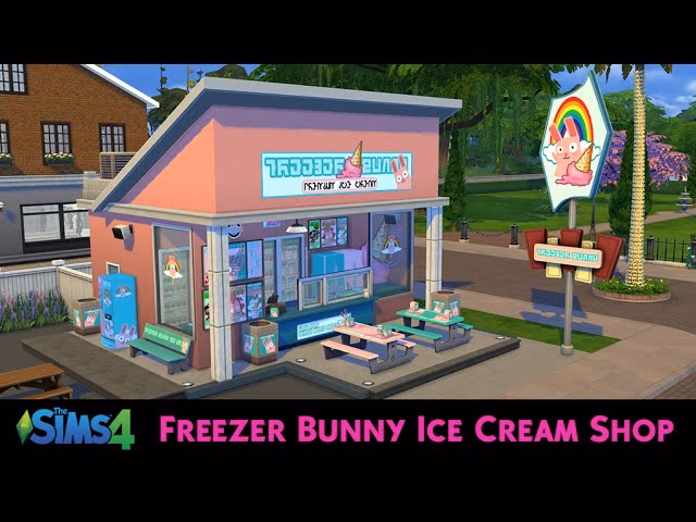 Is ice cream parlor a set in Sims 4?