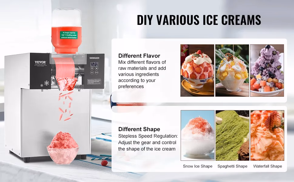 Does Snowflake gelato have crepes?